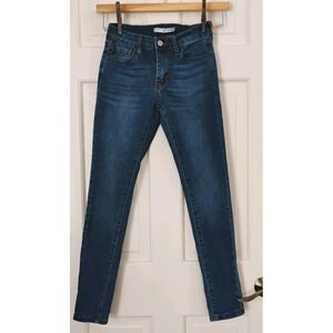 Kancan Jeans Size 25 Medium Wash Skinny Mid Rise Stretch Denim